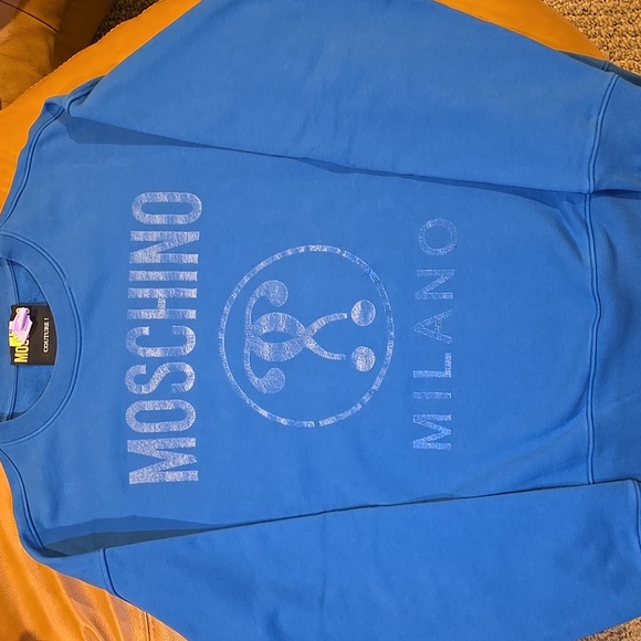 Moschino Other - Moschino Blue Sweatshirt with Textured Front